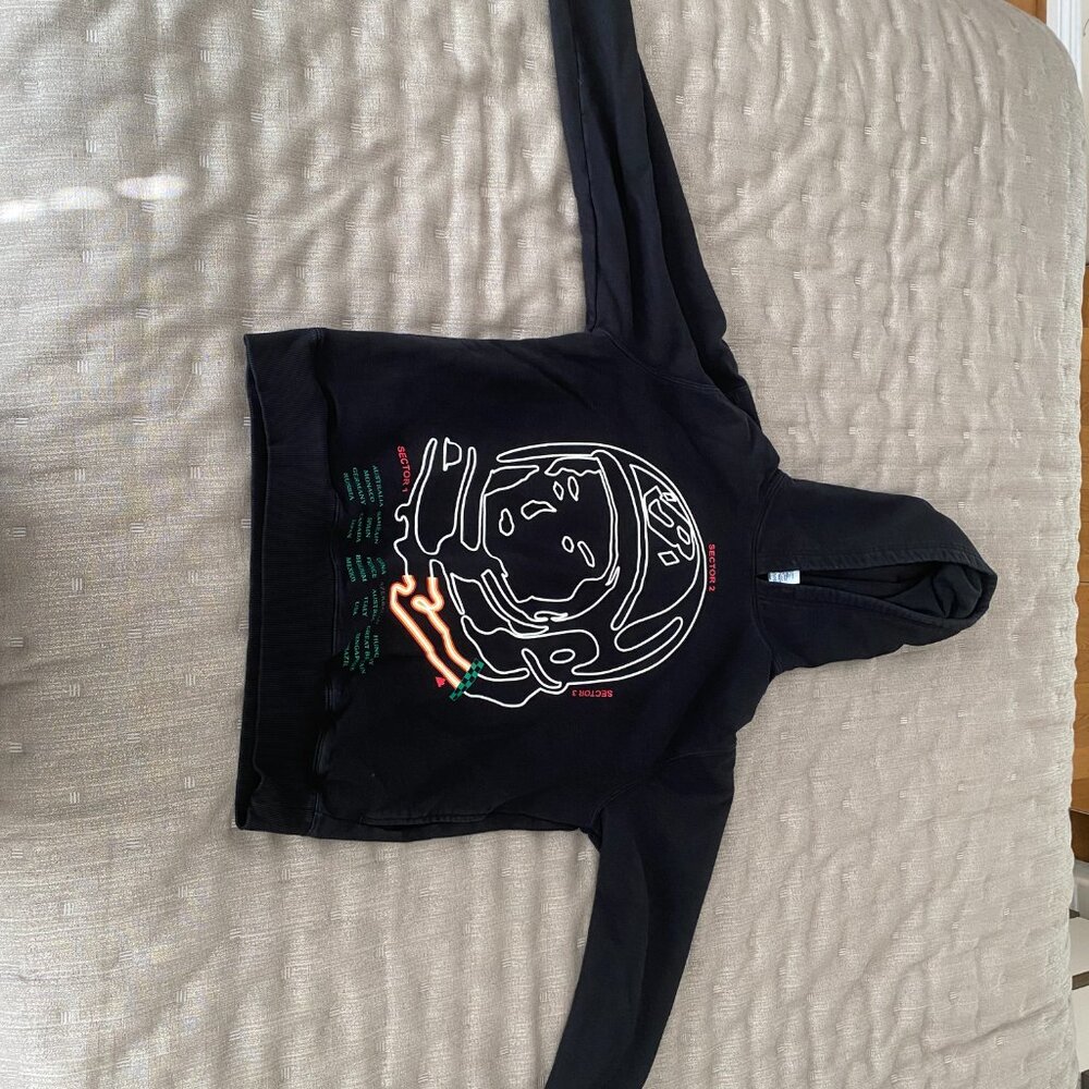 Billionare Boys Club Hoodie - Black color with design - Medium Size - Oversized